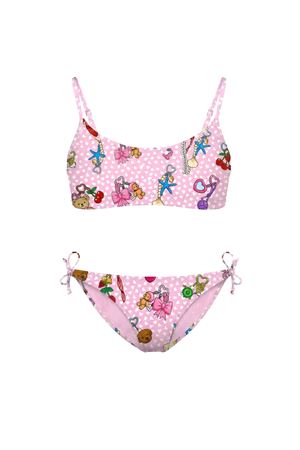 Bikini in nylon rosa SAINT BARTH KIDS | JAI000400518L